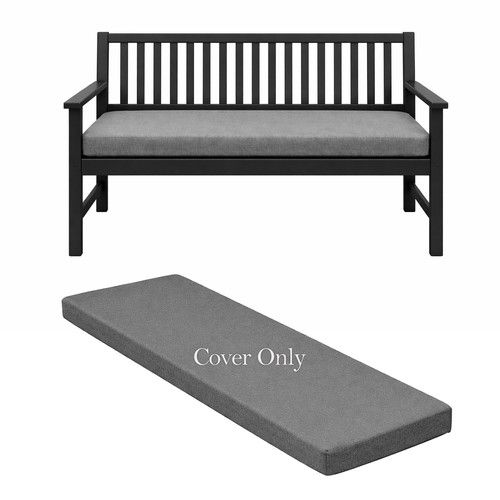 OUTDOOR 2 3 4 SEATER COVER ONLY WATER RESISTANT GARDEN BENCH SEAT PAD NO FILLING