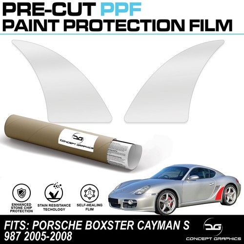 Rear Wheel Arch Stone Guard PPF Paint Protection Film For Porsche Cayman 987
