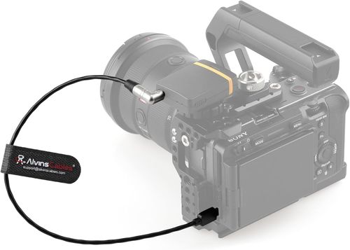 14in Timecode Cable for Sony FX30 A7S3 A1 Tentacle SYNC E 3.5mm TRS to Micro USB — image 1