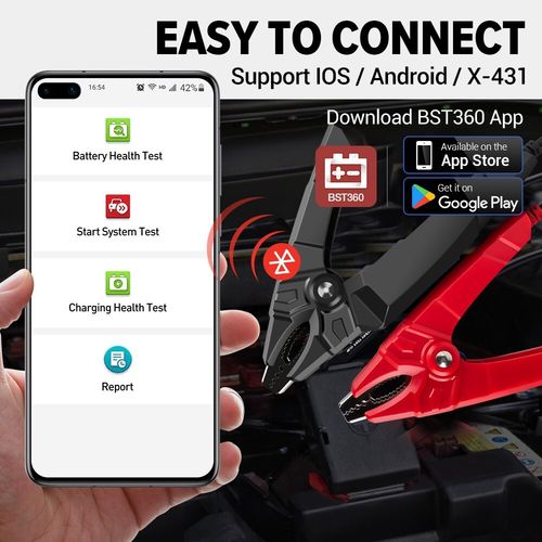 LAUNCH X431 BST360 Battery Test Clip Analyzer 12V Voltage Car Battery Tester  — image 4