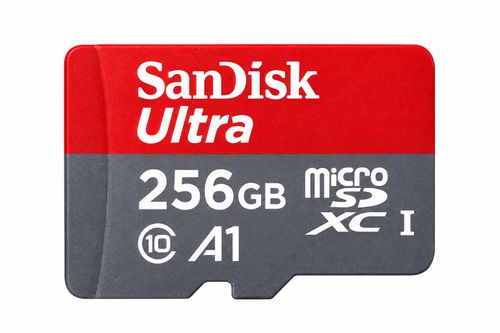 SanDisk Ultra 256GB Micro SDXC Memory Card Class 10 UHS-I A1 with SD Adapter — image 3