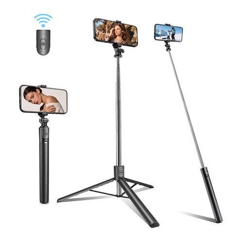 Selfie Stick Tripod Bluetooth Remote 3in1 Extendable Tripod Monopod Stand Phone