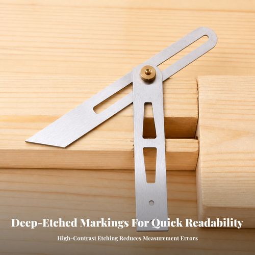 Adjustable Woodworking Angle Square Rust-Resistant for Joiners — image 9