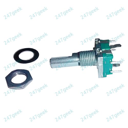 🇬🇧 EC11 Rotary Encoder Top Click Switch 20mm Half Flat D Shaft LinuxCNC GOTEK — image 2