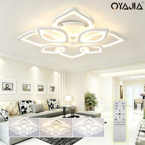 Large LED Ceiling Light Dimmable Lamp Remote Control Colour Changing Living Room