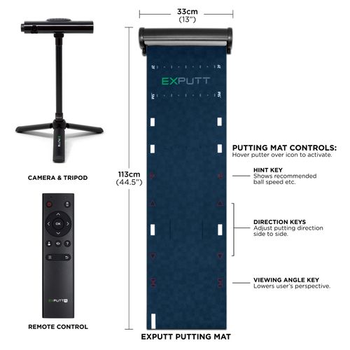 Exputt RG Golf Putting Simulator Practice Putt Trainer Aid Metrics Online Gaming — image 8