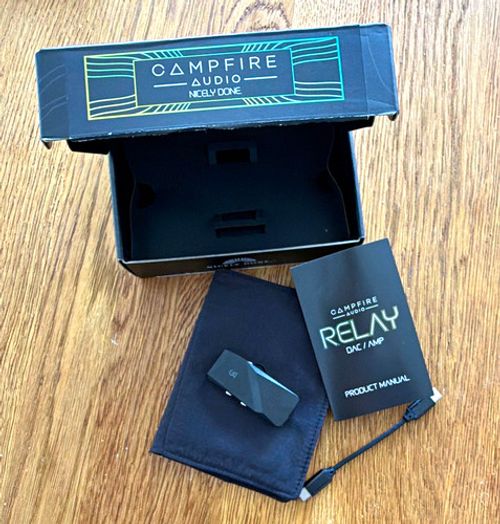 Campfire Audio Relay USB-C DAC/Amp 3.5mm & 4.4mm Balanced Volume LED