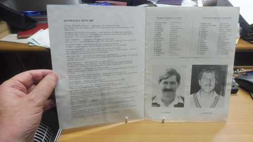 Australian Tour Souvenir Programme 1985 — image 2