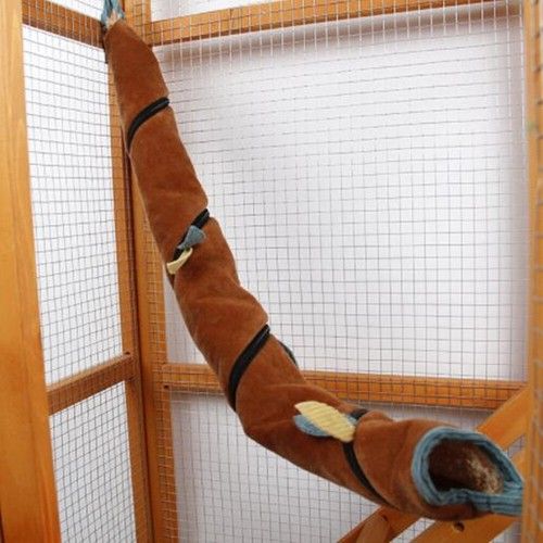 1PC Animal Long Tunnel Hamster Tube Rat Ferret Toy Small Pet Warm Hammock Small