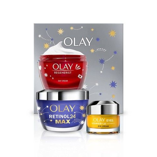 Olay Moisturiser Gift Box, Womens Skin Care Gift Sets and Kits, Vitamin C plus A