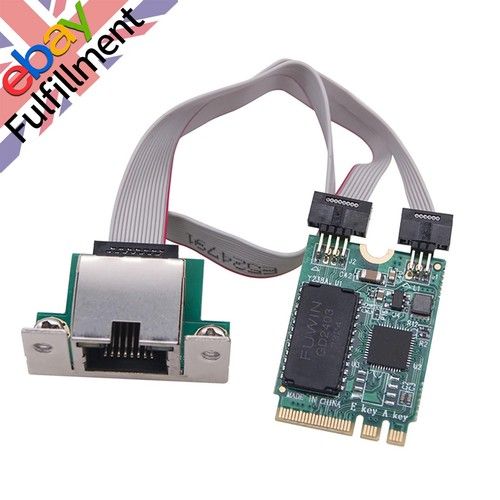New M.2 Key A+E 2.5G Gigabit Ethernet Network Lan Card RTL8125B Chipset