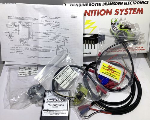 BSA Triumph Boyer Bransden electronic ignition Distributor unit single 12V CPC — image 1
