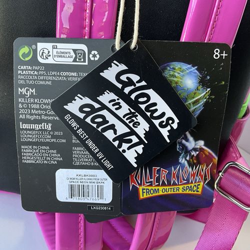 Lounge Fly Killer Klowns From Outer Space Mini Backpack New + Tags Halloween — image 11