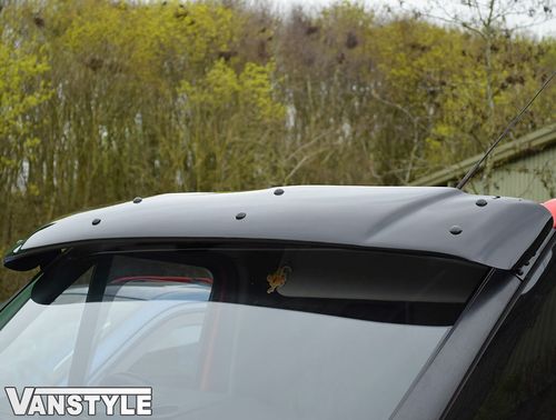 FOR FORD TRANSIT MK7 07-13 BLACK SOLID SUNVISOR SUN VISOR WIND DEFLECTOR TOURNEO — image 5