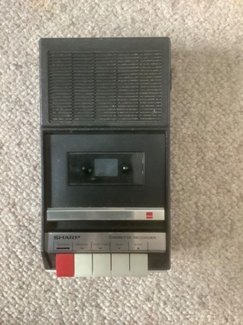 OLD SHARP CASSETTE PLAYER/RECORDER 1970s RD-427E JAPAN UNTESTED