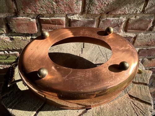 FRENCH LES COLLECTIONS DE LA MALMAISON COPPER & CERAMIC  SERVING DISH — image 4