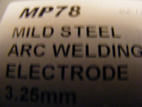 MAYPOLE 5 x ARC 3.25mm WELDING ELECTRODE RODS FOR MILD STEEL TYPE MP78