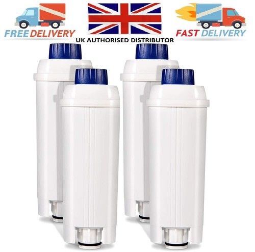 4x WATER FILTER For DELONGHI COFFEE MACHINE DLSC002 SER3017 5513292811 SERIES UK