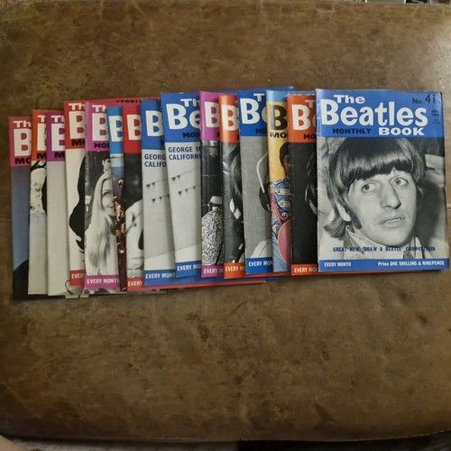 The Beatles Monthly Book Collection x 15 Magazines Job Lot
