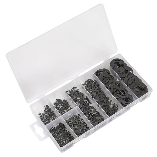 Sealey E-Clip Retainer Assortment 800pc Metric - Part No. AB012ER — image 1