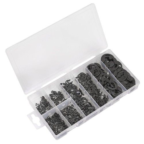 Sealey E-Clip Retainer Assortment 800pc Metric - Part No. AB012ER