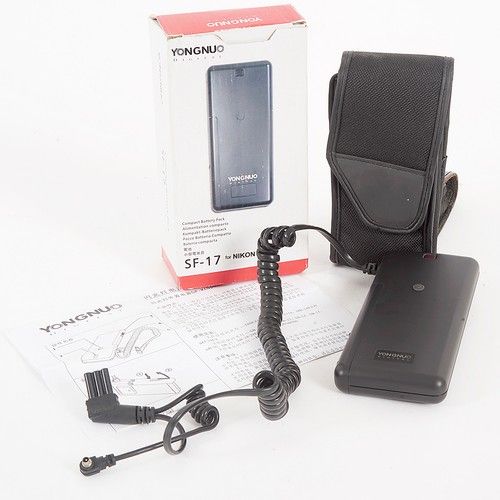 Yongnuo SF-17 External Battery Pack for Nikon Speedlights In Original Box/Manual
