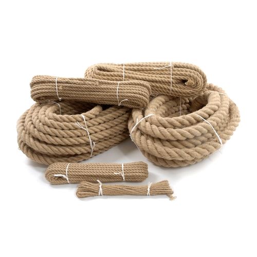 100% Natural Jute Hessian Rope Cord Braided Twisted Boating Sash Garden Decking — image 9