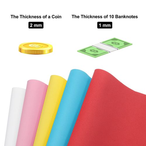 5Pcs EVA Foam Sheets Light Purple 35.4x19.7 inch 2mm Thick Crafts Foam Sheets — image 7