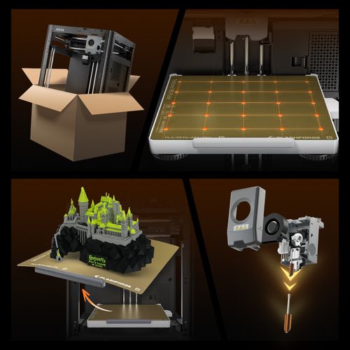 FLASHFORGE AD5X 3D Printers Multi-Color Printing Max 600mm/s High-Speed Core XY  — image 4