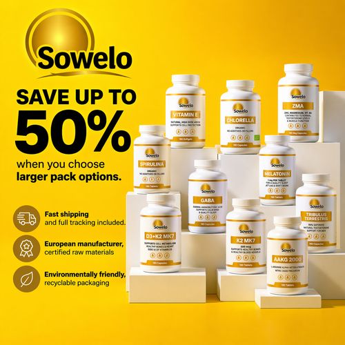 Vitamin K2 MK7 200 mcg – Tablets – High Strength – Bone & Heart Support – Sowelo — image 7