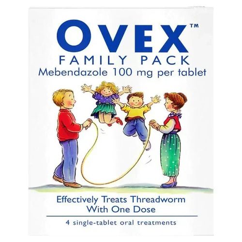 Ovex Family Pack - Threadworm Treatment In One Dose - 4 Oral Treatments — image 1