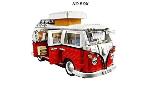 Creator Expert Volkswagen T1 Camper Van VW VDUB Red Building Kit Retired Set