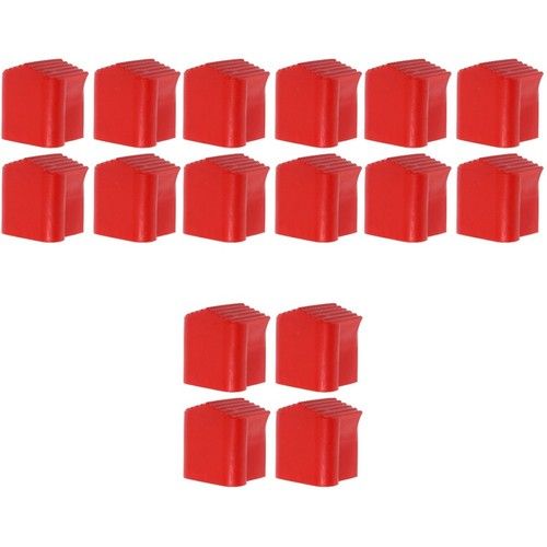 Ladder Feet Covers Plastic Red 16Pcs Non Slip Durable Ladder Foot Pads