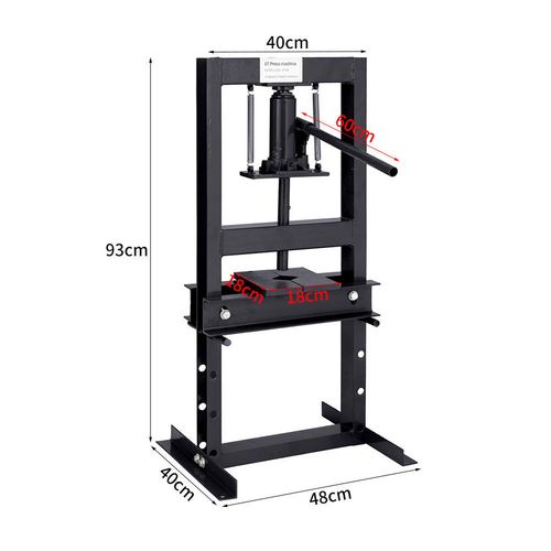 6 Ton Hydraulic Bench Work Press Workshop Garage Bearing Workshop Home Presses — image 11