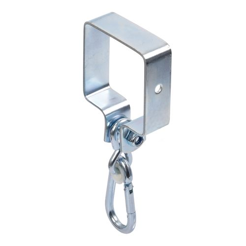 SWING HOOKS HANGERS SQUARE (PAIR) GALVANIZED IRON for 90mm diameter timber 200kg — image 11