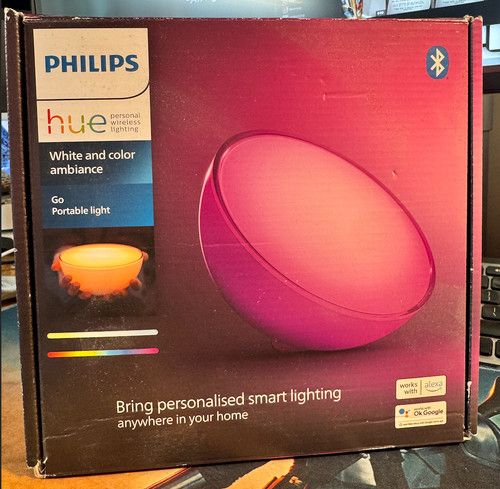 Philips Hue Go White & Colour Ambiance Smart Portable Light With Bluetooth
