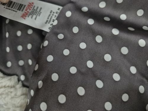 Girls faux fur cream lined coat Nutmeg age 6-9 months — image 7