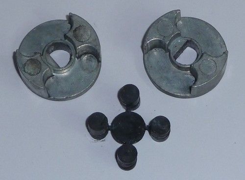 Caravan Mover Motor Gearbox Metal Coupling set -Truma, Reich, Powrtouch & Others