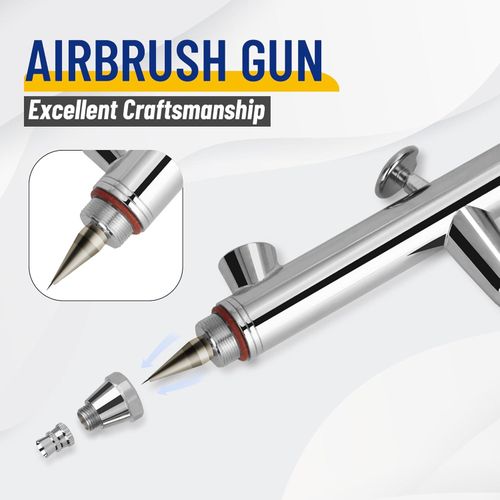 Fengda Airbrush FE-183K Precision Dual Action Airbrush Set for Gravity Feed with — image 4