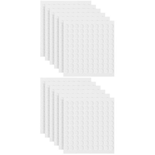 1600Pcs Durable Acrylic Double Sided Adhesive Dots Clear for Home and Office Fix