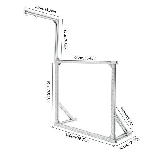 Tufting Frame Aluminium Alloy Rug Tufting Kit For Carpets Tapestry Making Sewing — image 3