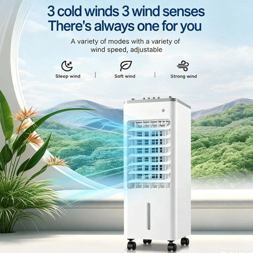 Portable Air Conditioners 3 IN 1 Evaporative Air Cooler with 2 Ice Packs 2