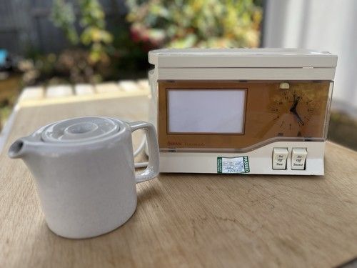 Vintage 1980s Swan Teasmade D01-1 Alarm Clock – Working