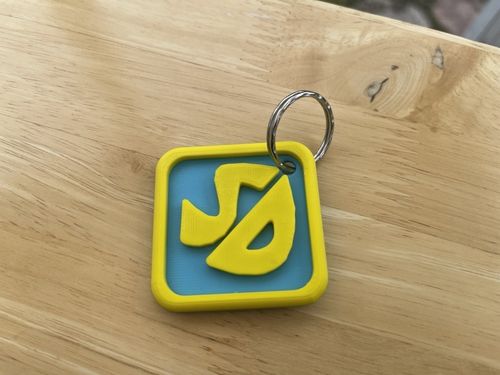 Scooby Doo Style Dog Tag Keyring — image 2