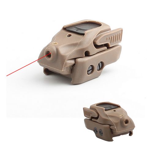 Compact Mini Red Laser Sight Pistol Red Dot Scopes for Glock Tan — image 4