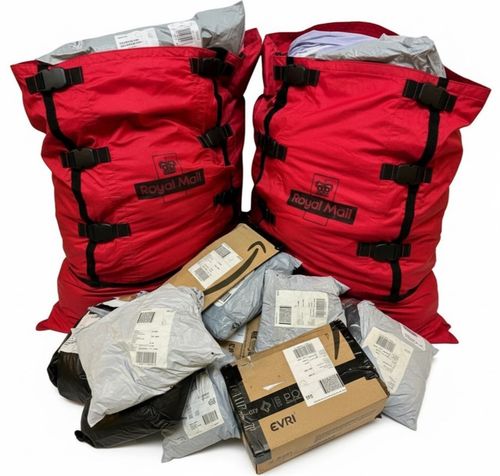 8 Lost Packages Unclaimed Undelivered Post Parcel Joblot Royalmail Returns Box — image 1