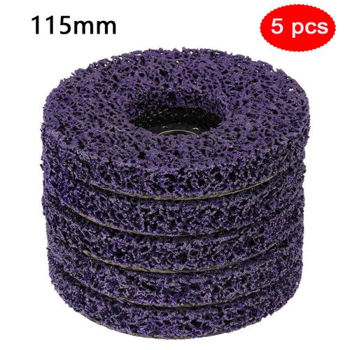 5-100PCS 115mm Poly Strip Wheel Discs Paint Rust Remove Abrasive Angle Grinder — image 4