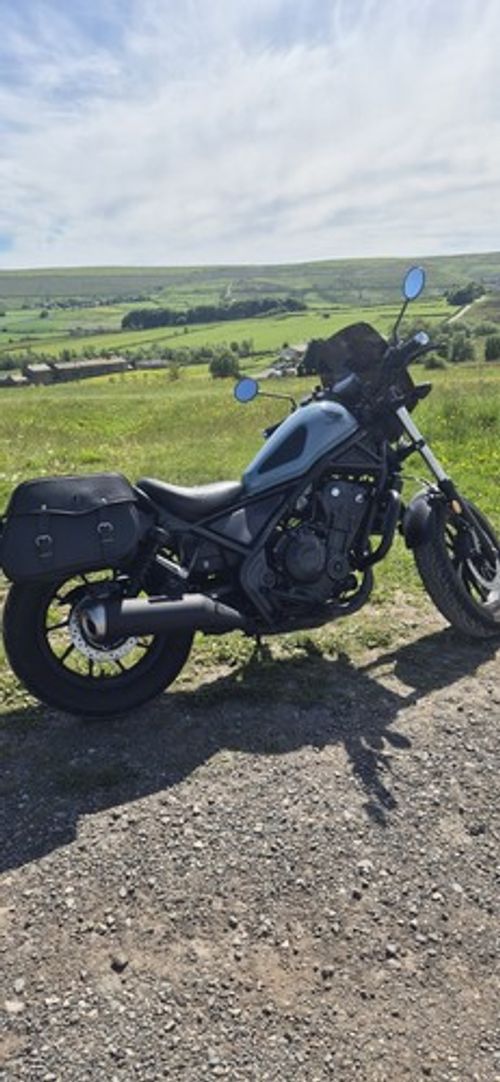 Honda CMX500 Rebel 2019 Grey Blue Motorbike