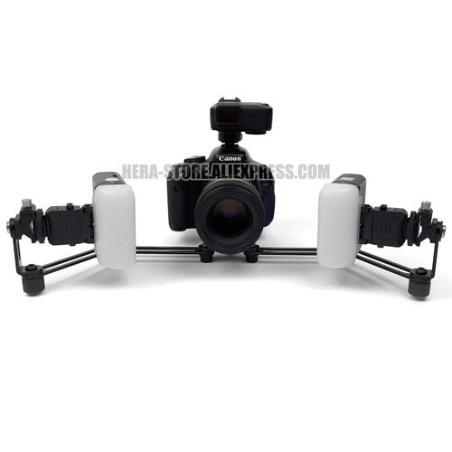 Adjustable Twin Flash Bracket for Macro Dental Photography SLR DSLR Cameras — image 12