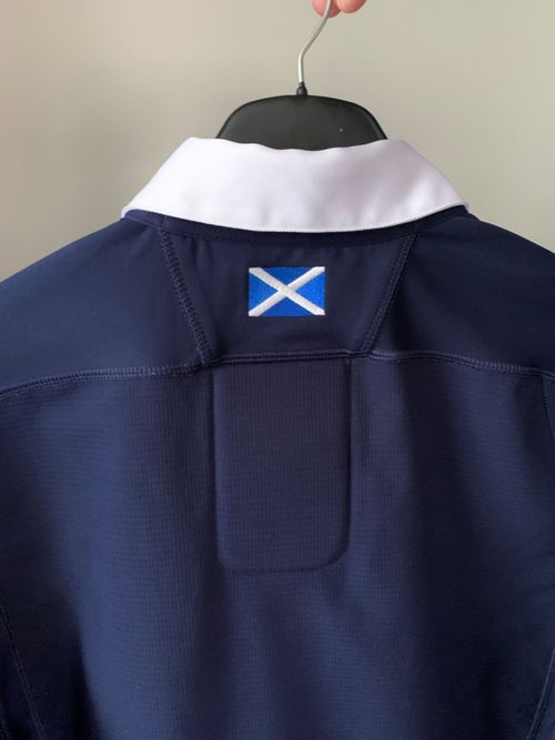 SCOTLAND 2020 2021 PLAYER ISSUE RUGBY SHIRT MACRON PRO PLAYER VERSION SIZE L — image 4